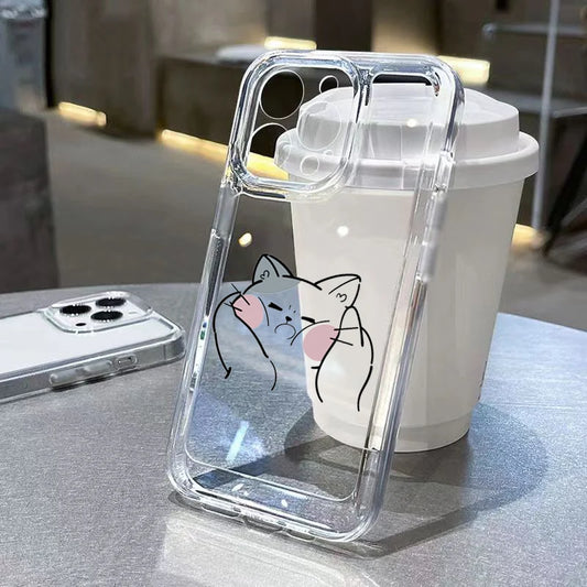 Cat Soft Clear iPhone Case