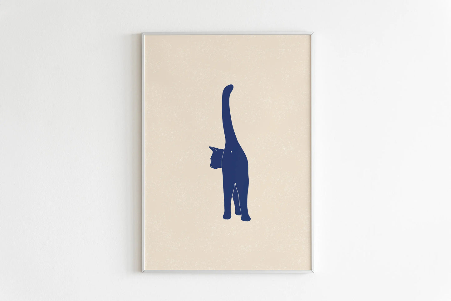 Poster da parete con gatto minimalista