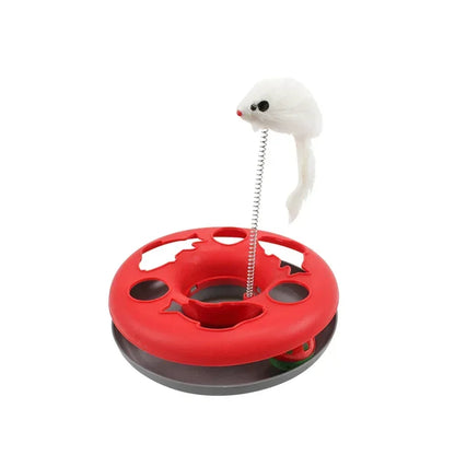 Trilhas interativas para brinquedos para gatos