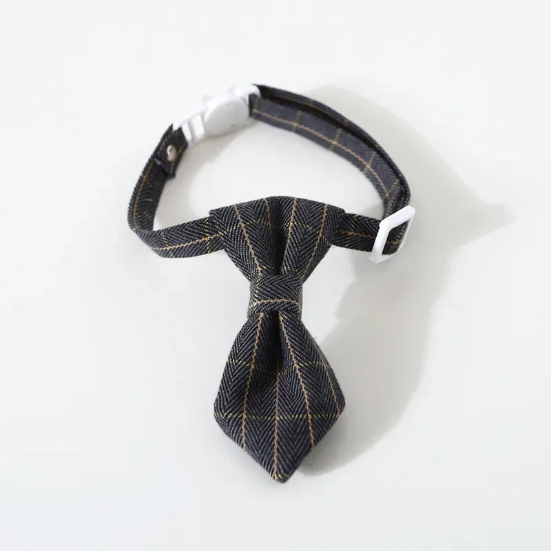 Bow Tie Cat Collar with Bell
