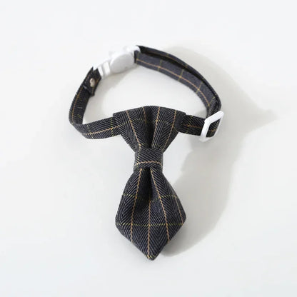 Bow Tie Cat Collar with Bell