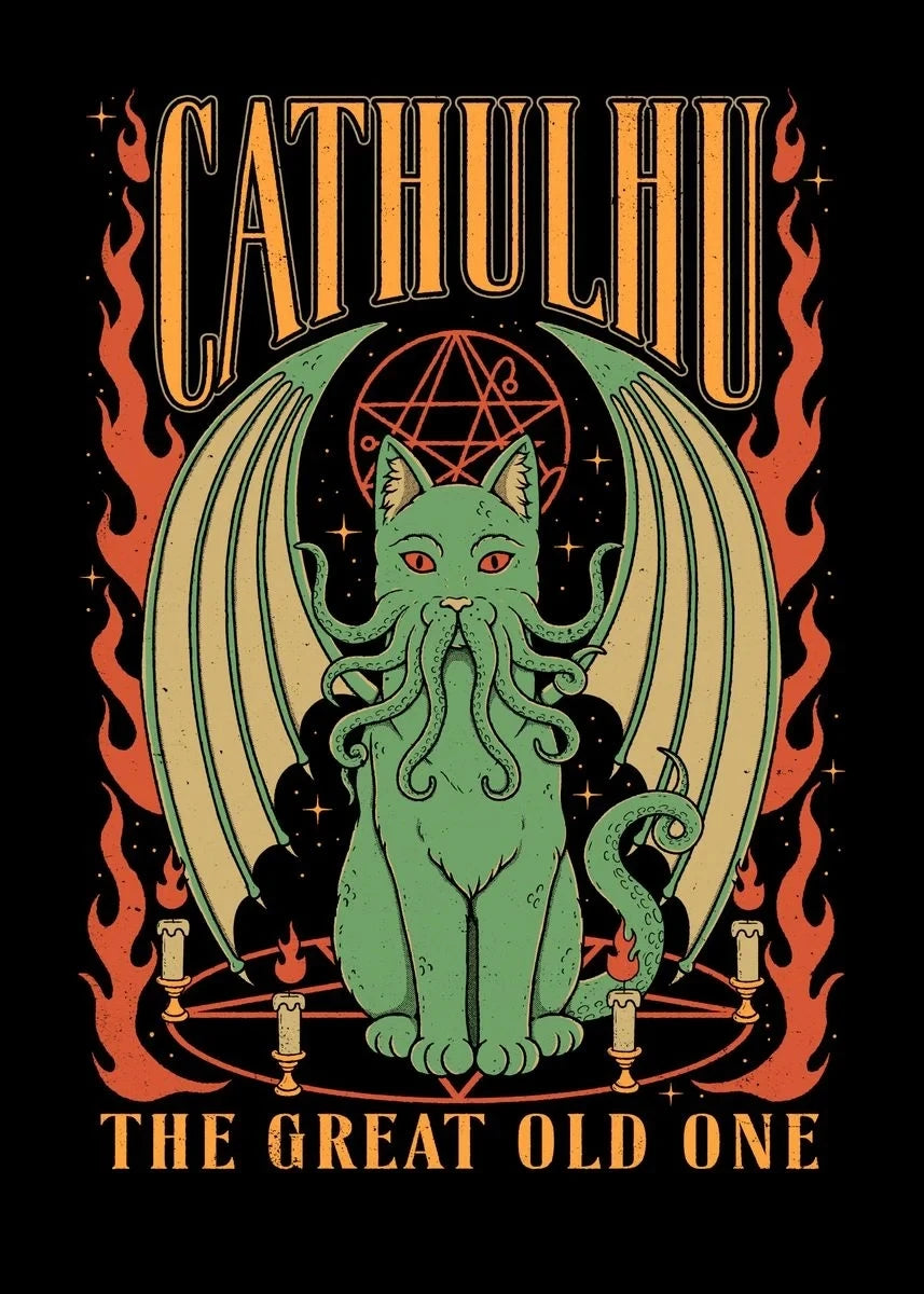 Cat Vintage Poster Tarot