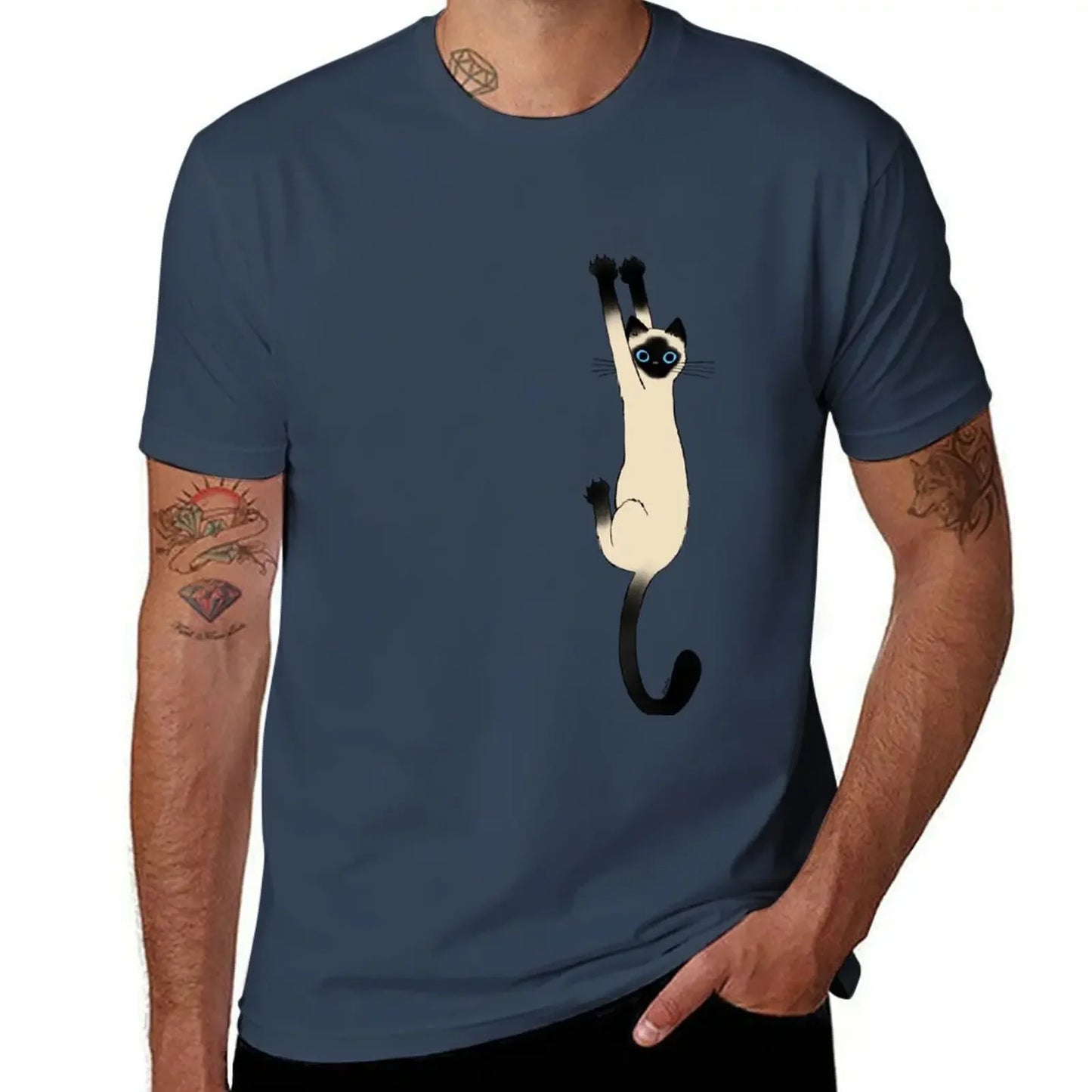 Siamese Cat Theme T-Shirt