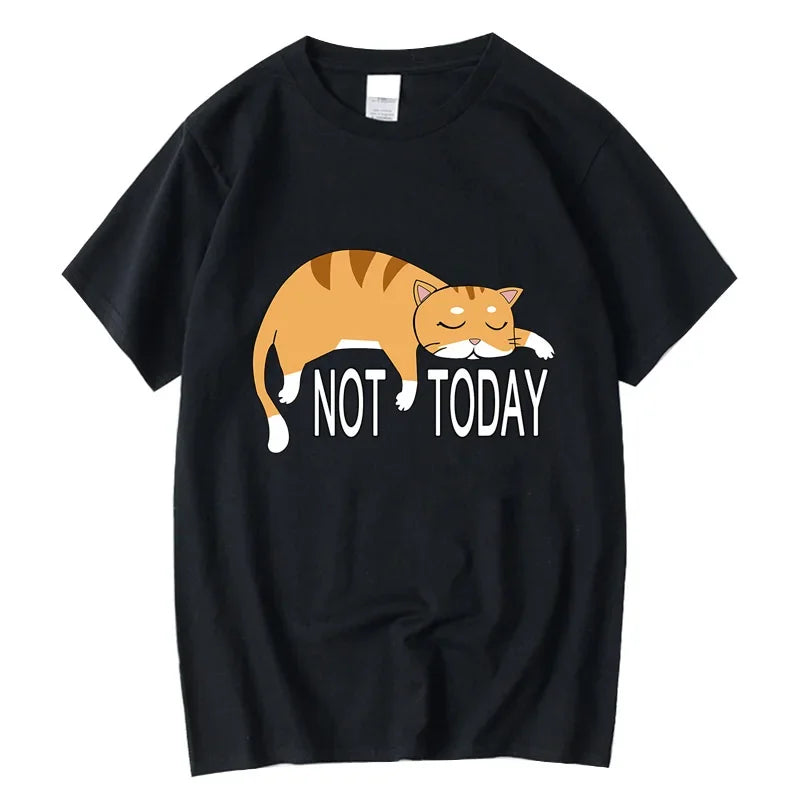 Nicht heute“ Lustiges Katzenshirt