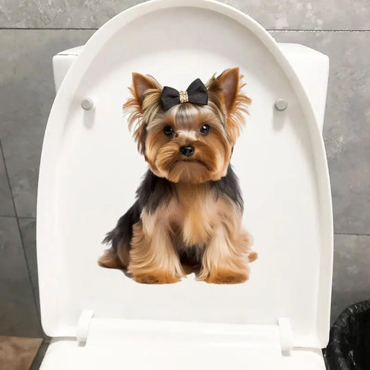 Yorkshire Terrier Greeting Decal