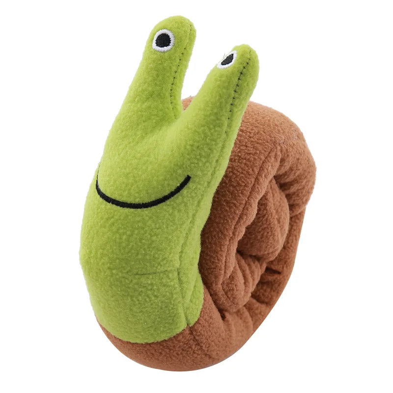 Interactive Snail Plush Snuffle Toy