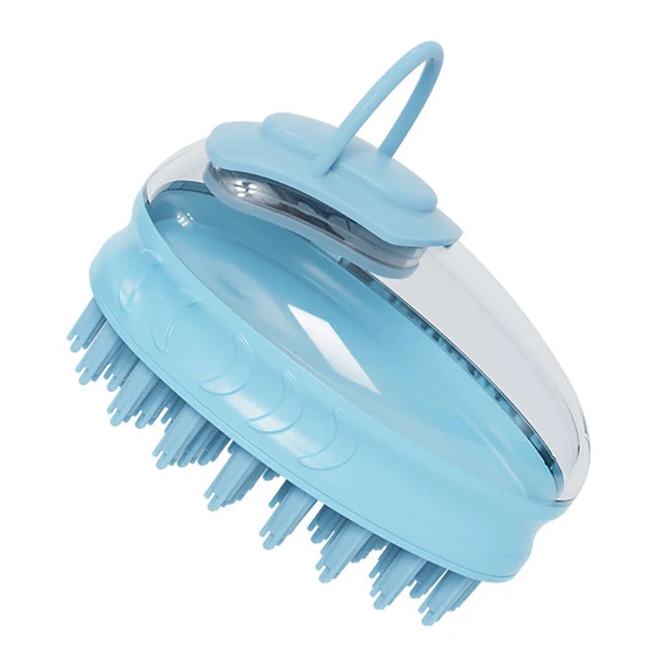 2-in-1 Pet Bath Brush with Shampoo Dispenser