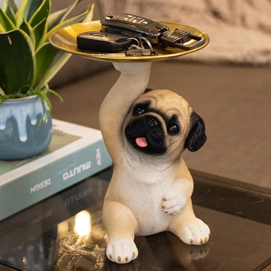 Playful Pug Valet Tray
