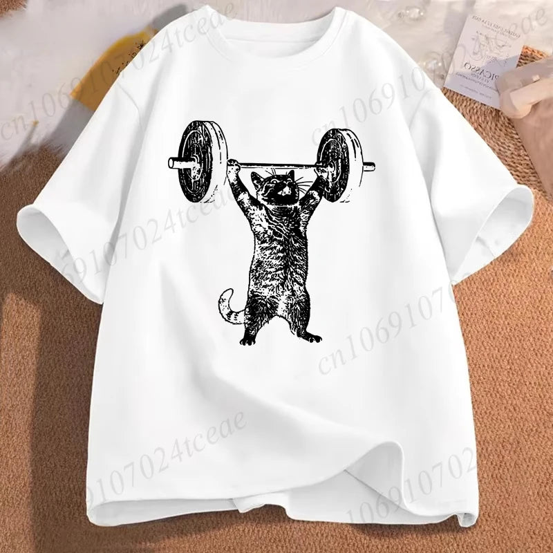 Gym Cat Humor Shirt