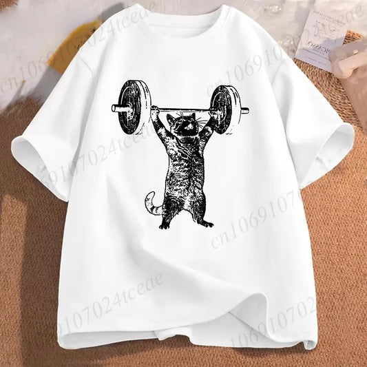 Gym Cat Humor Shirt