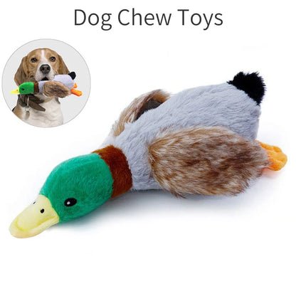 Brinquedo de pelúcia para cachorro de pato
