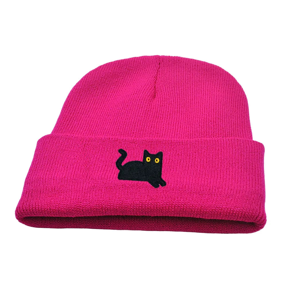 Cappello pullover lavorato a maglia Cat
