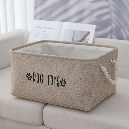 Dog Toy Storage Basket