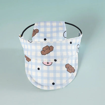 Adjustable Dog Baseball Cap with Ear Openings