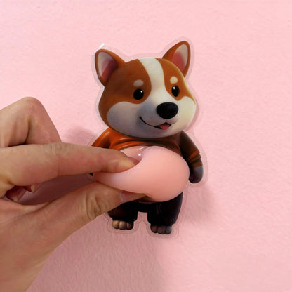 Imán lindo del refrigerador del perro