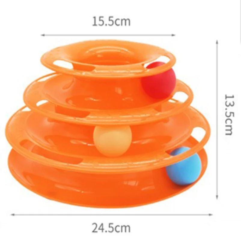 Three-Layer Cat Ball Toy