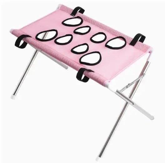 Foldable Pet Grooming Stand with Breathable Mesh
