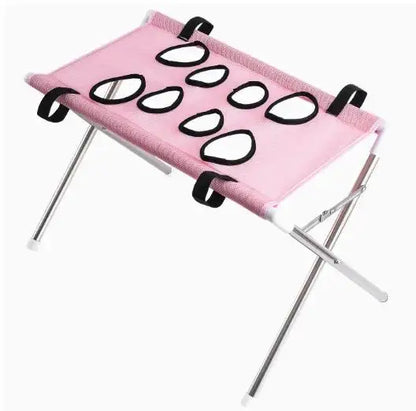 Foldable Pet Grooming Stand with Breathable Mesh