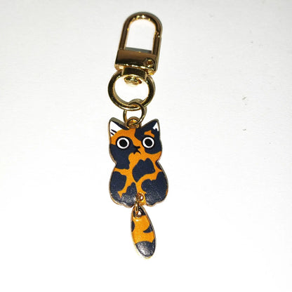 Cat Pendant Cartoon Keyring