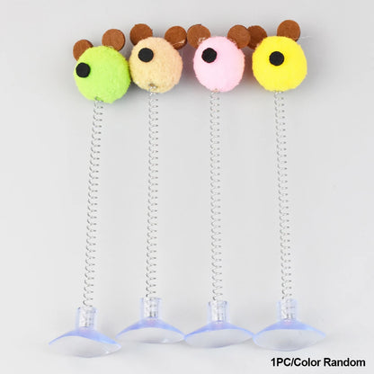 Ball Toy with Suction Cup Interactive Cat