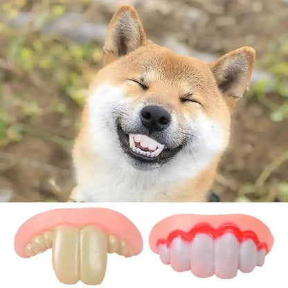 Funny Pet False Teeth Toy