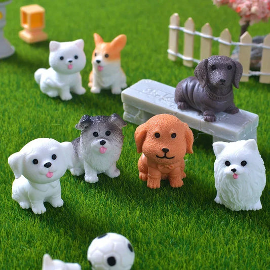Miniature Dog Figurines