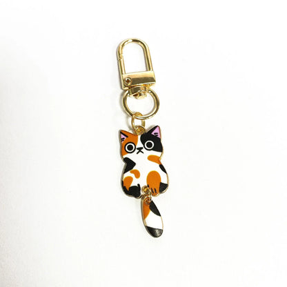 Cat Pendant Cartoon Keyring