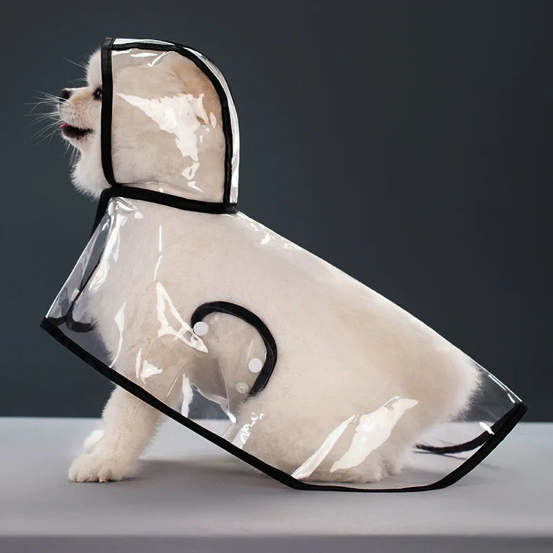 Clear Shield Waterproof Dog Rain Cape