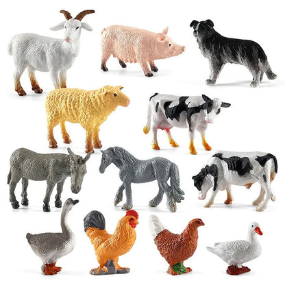Realistic Miniature Dog Figurines