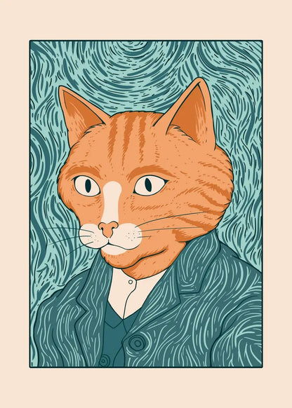 Cat Vintage Poster Tarot