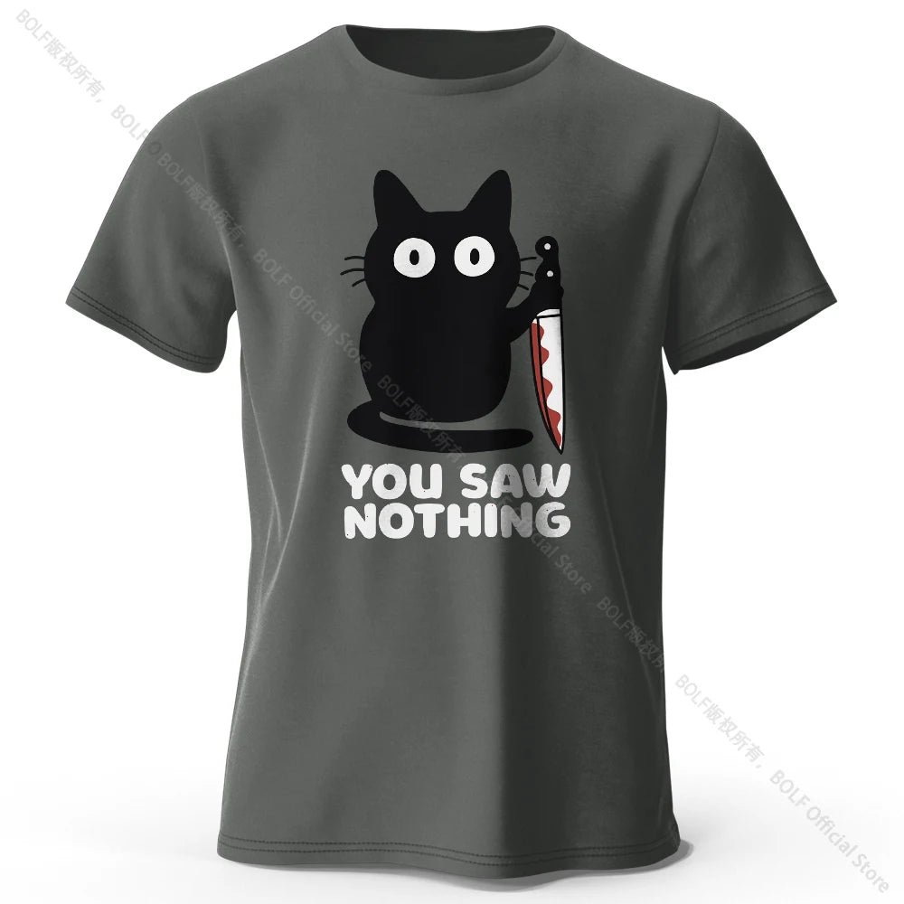 Vous n’avez rien vu chemise de chat
