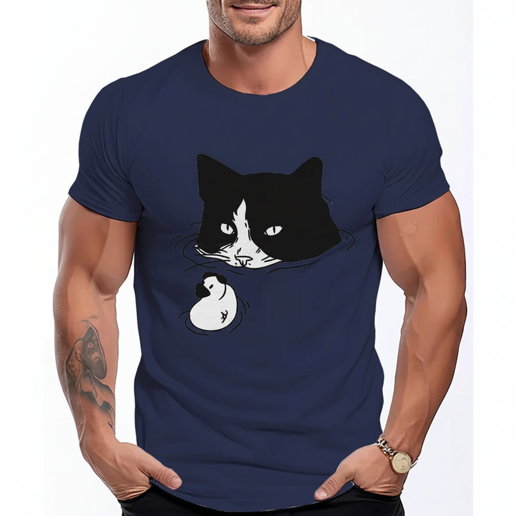 Cat in the Bath Shirt
