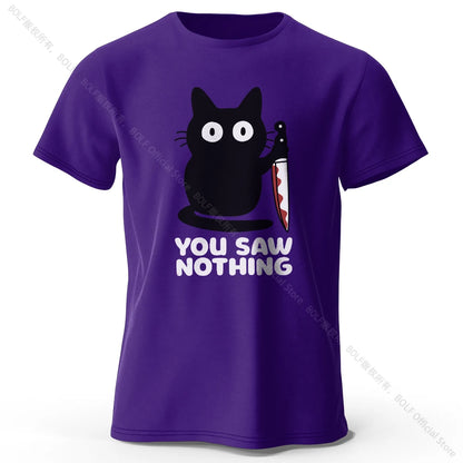 Vous n’avez rien vu chemise de chat