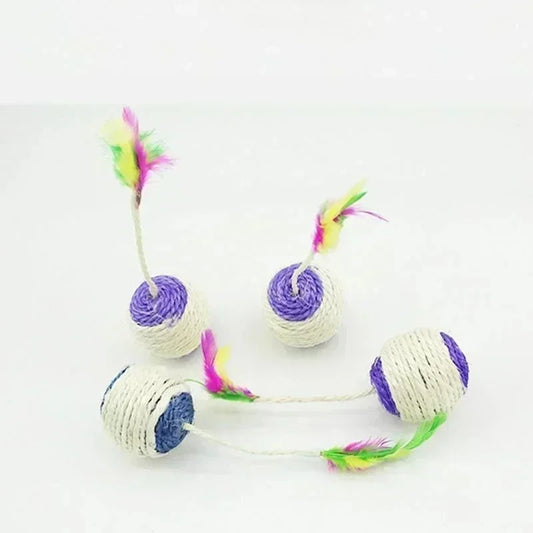 Cat Toys Sisal Scratching Ball