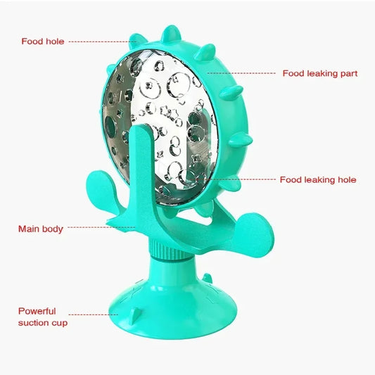 Slow Feeder Rotatable Wheel for Cat