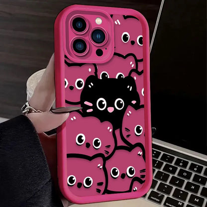 Cute Love Cat iPhone Case