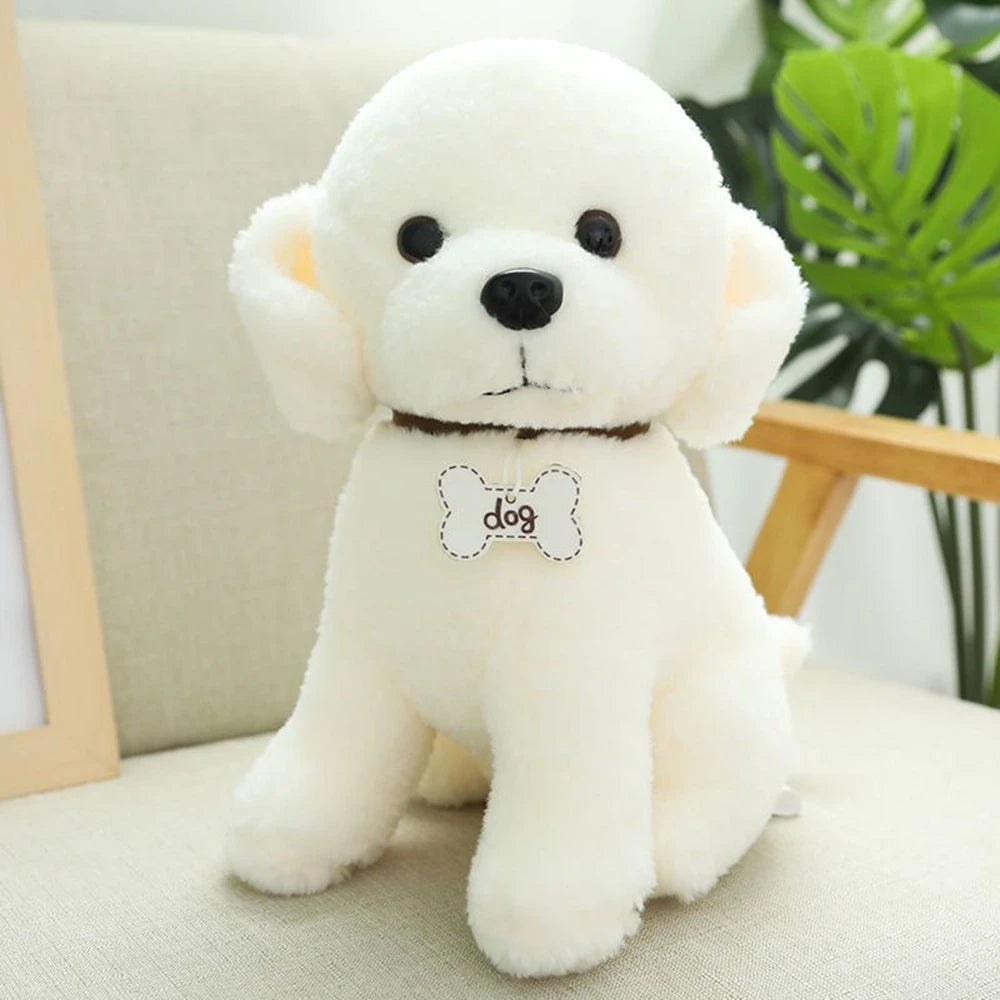Premium Curly Brown Poodle Plush Toy