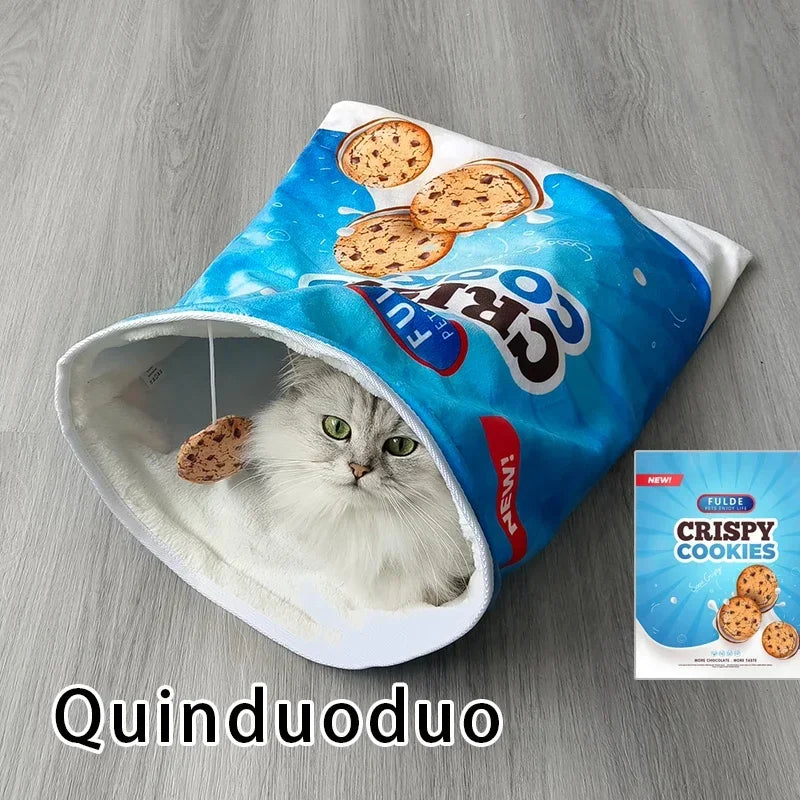 Gourmet Pattern Designs Cat Tunnel Toy