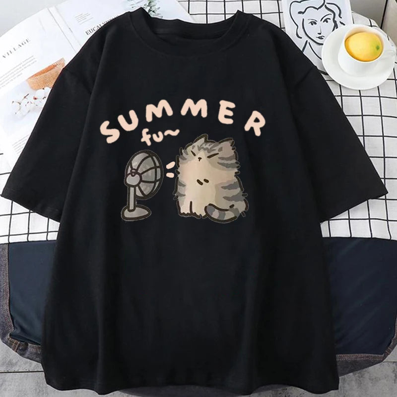 Summer Cat Mood Shirt