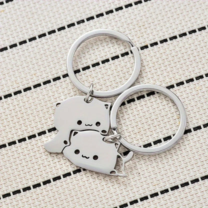Cặp móc khóa mèo dễ thương