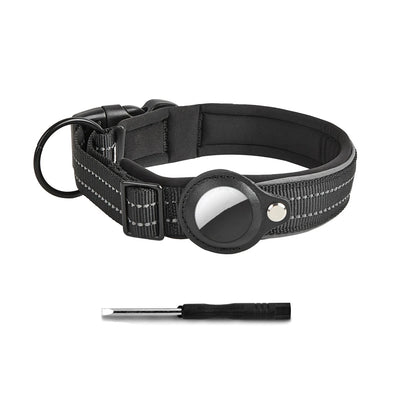 Collare per cani riflettente con supporto AirTag