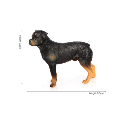 Miniature Rottweiler Figurine