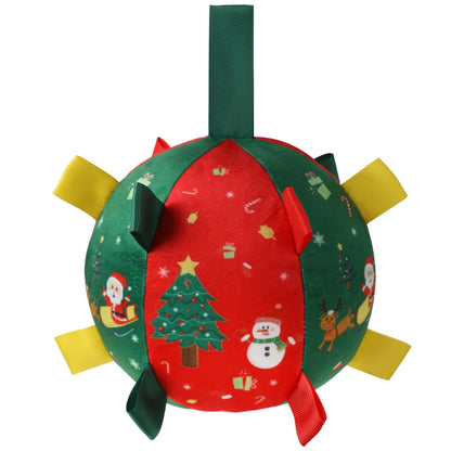 Interactive Soccer Ball Plush Dog Toy
