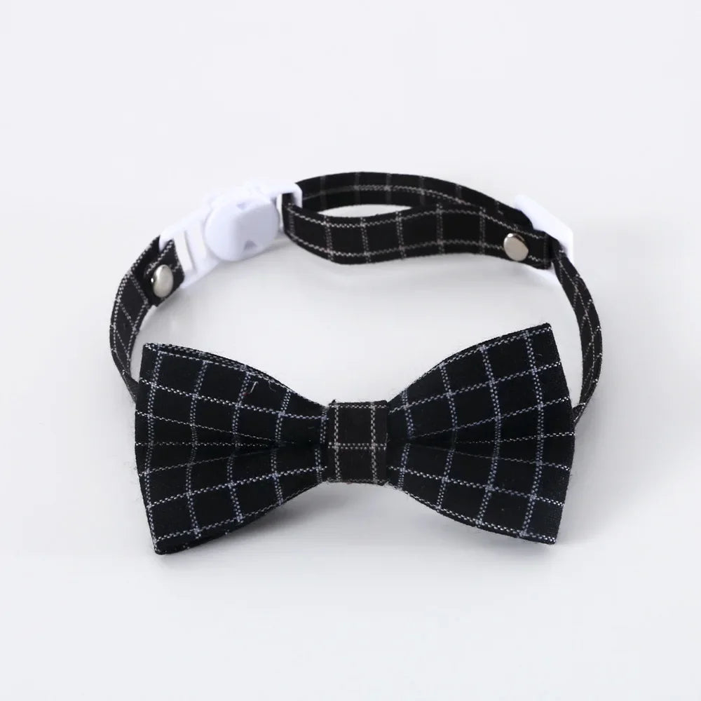 Bow Tie Cat Collar with Bell