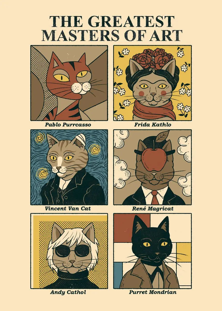 Cat Vintage Poster Tarot