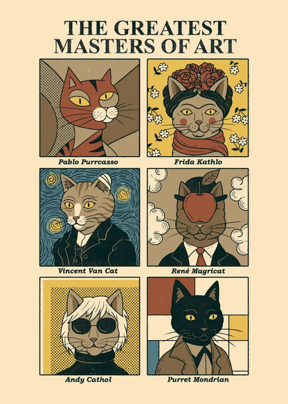 Cat Vintage Poster Tarot