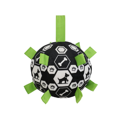Interactive Soccer Ball Plush Dog Toy