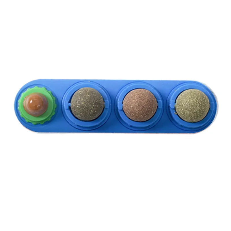 4 in 1 Rotating Catnip Ball Teeth Toy
