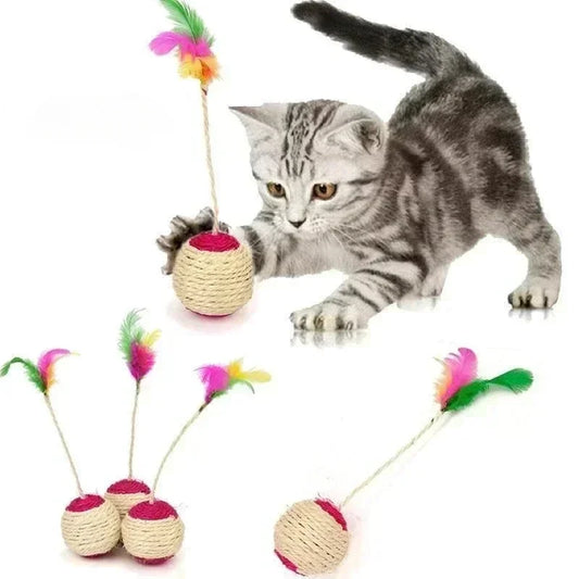 Cat Toys Sisal Scratching Ball