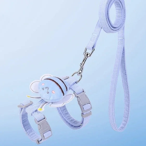 Busy Bee Pet Harness & Leash Set